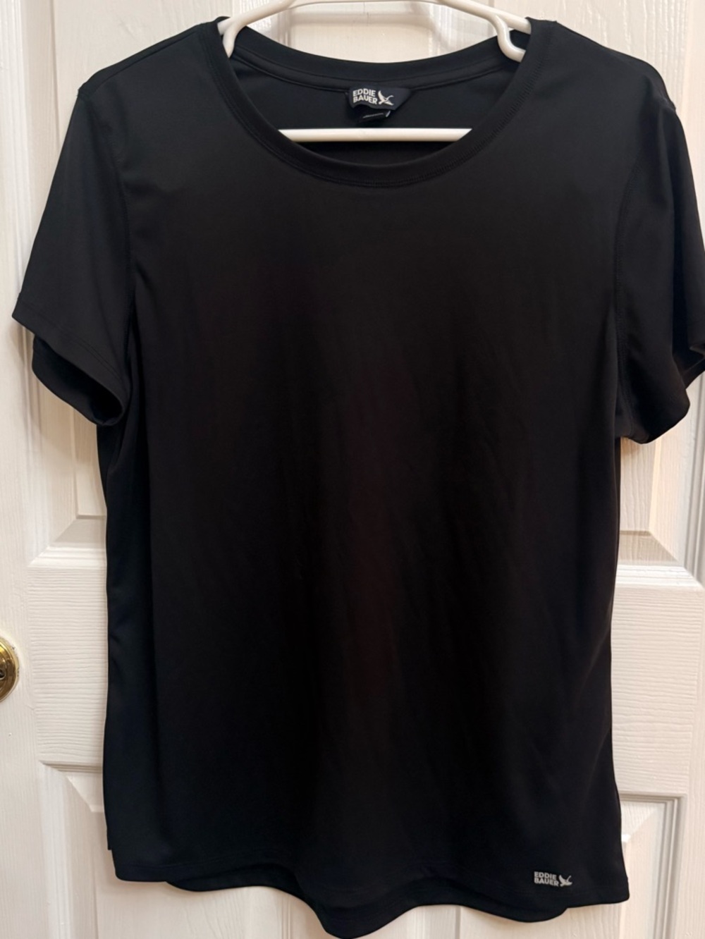 Eddie Bauer Black Short-Sleeve Crew Tee